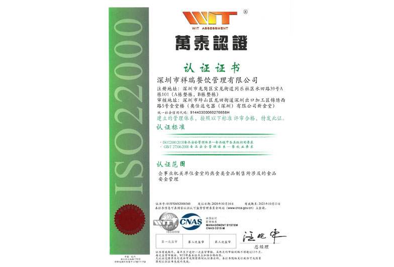 WIT certification-Certifications